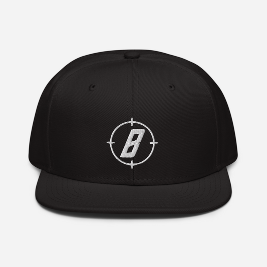 Embroidered Logo Snapback Hat